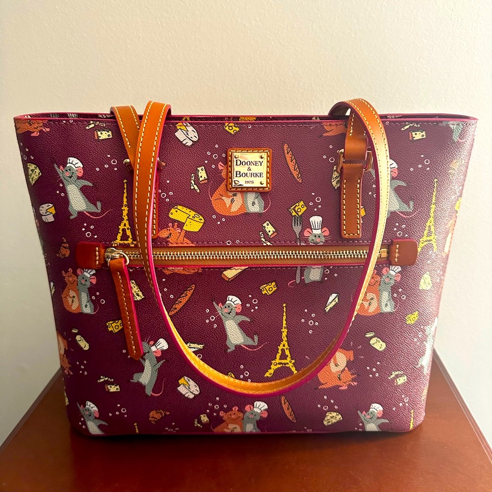 NEW Dooney & Bourke Remy Ratatouille Zippered Tote Bag